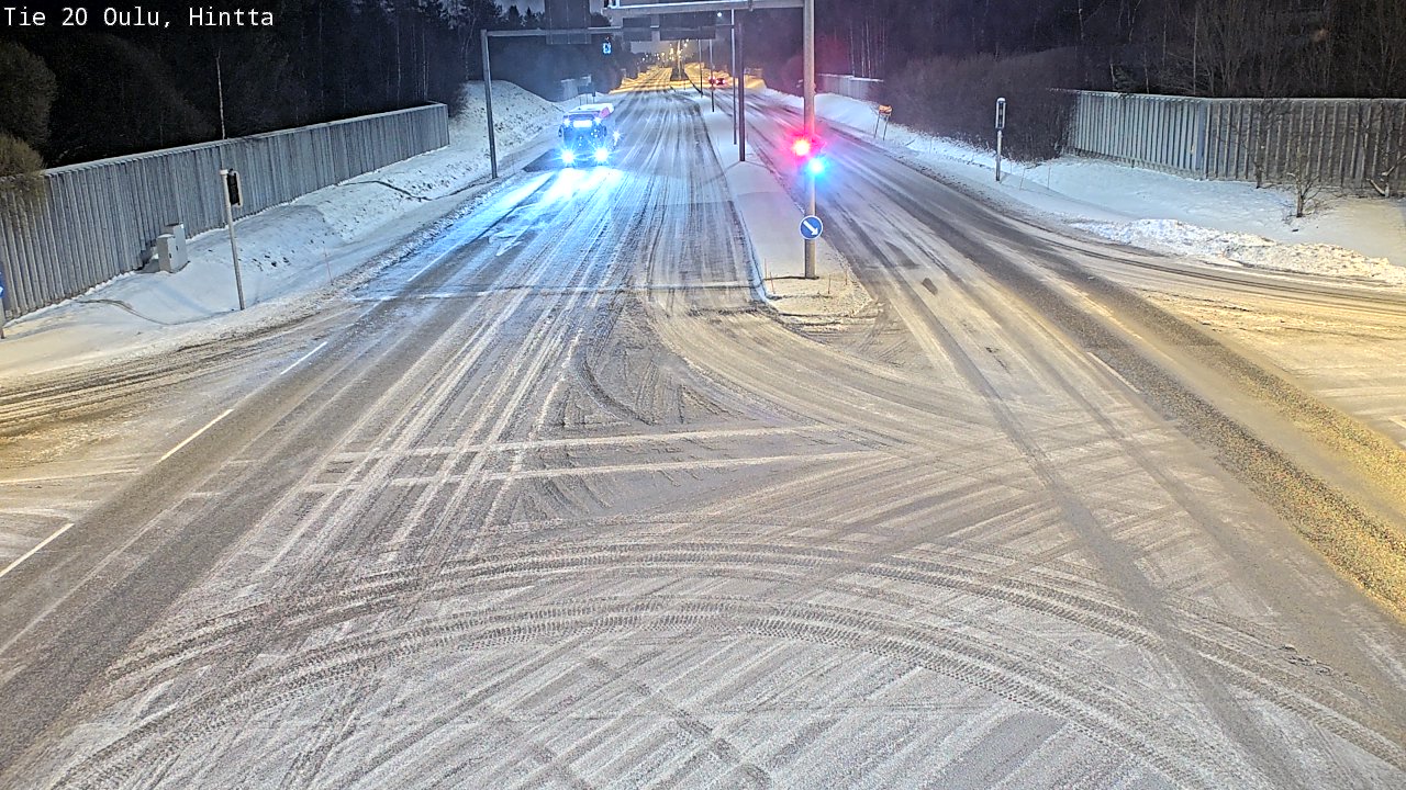 Weather Camera Image Road 20 Oulu, Hintta, Oulu, Pohjois-Pohjanmaa
