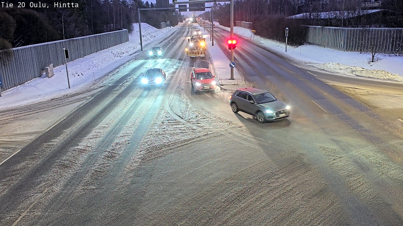 Weather Camera Image Road 20 Oulu, Hintta, Oulu, Pohjois-Pohjanmaa