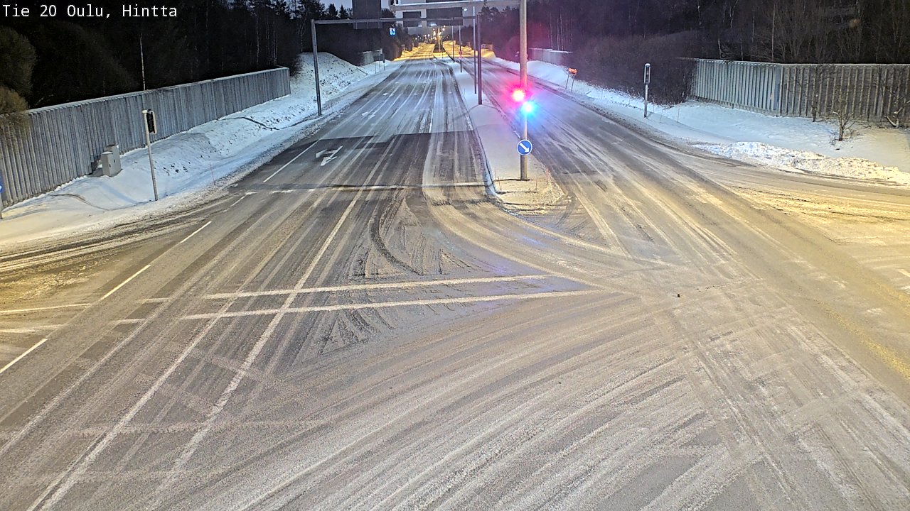 Weather Camera Image Road 20 Oulu, Hintta, Oulu, Pohjois-Pohjanmaa