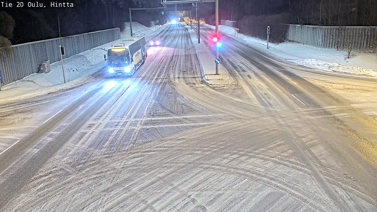 Weather Camera Image Road 20 Oulu, Hintta, Oulu, Pohjois-Pohjanmaa