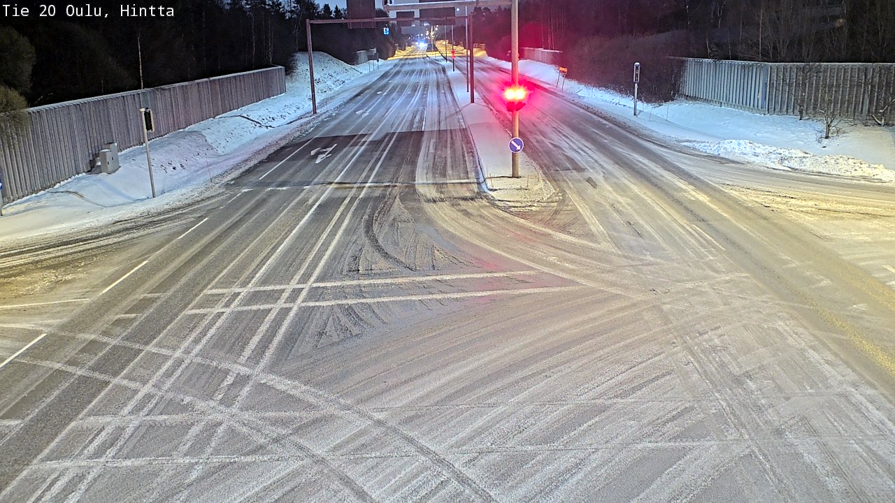 Weather Camera Image Road 20 Oulu, Hintta, Oulu, Pohjois-Pohjanmaa