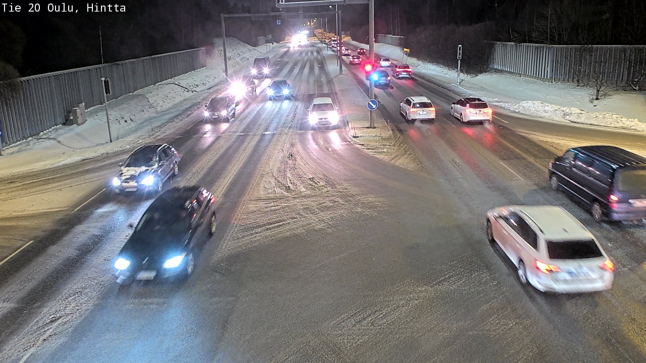 Weather Camera Image Road 20 Oulu, Hintta, Oulu, Pohjois-Pohjanmaa
