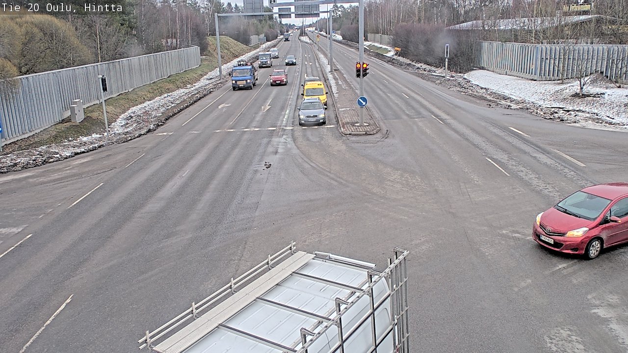 Weather Camera Image Road 20 Oulu, Hintta, Oulu, Pohjois-Pohjanmaa