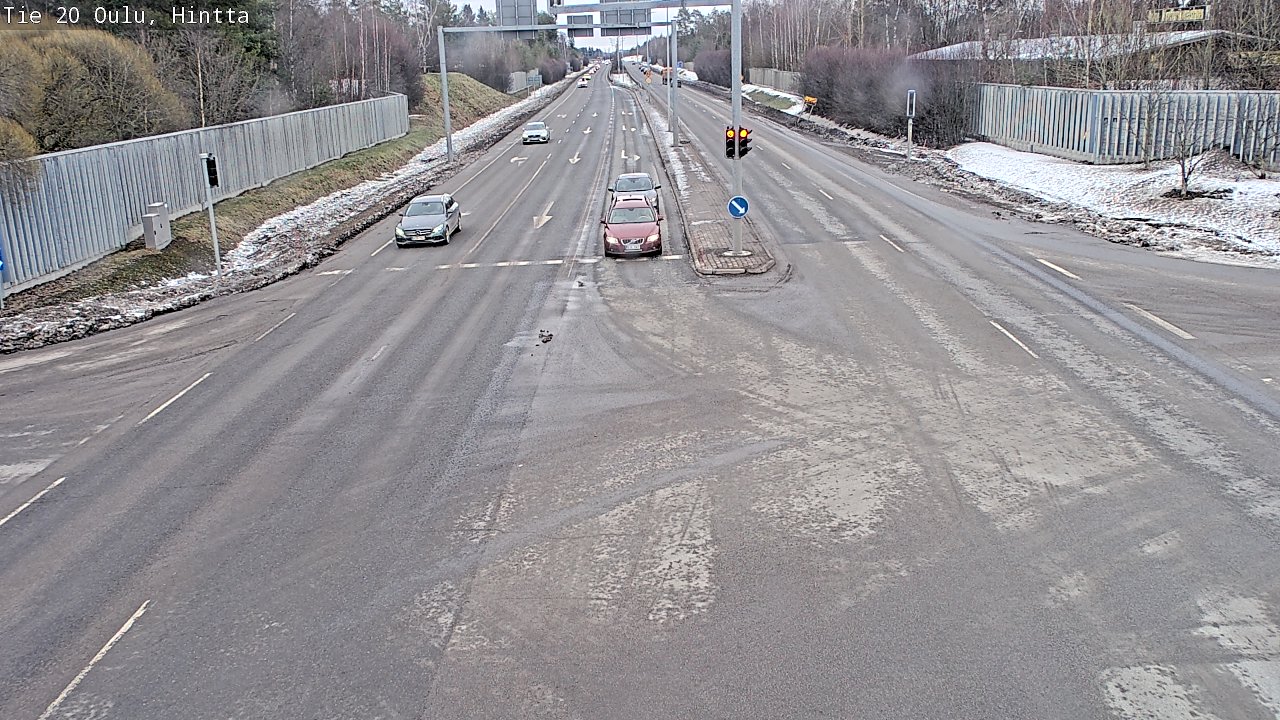 Weather Camera Image Road 20 Oulu, Hintta, Oulu, Pohjois-Pohjanmaa