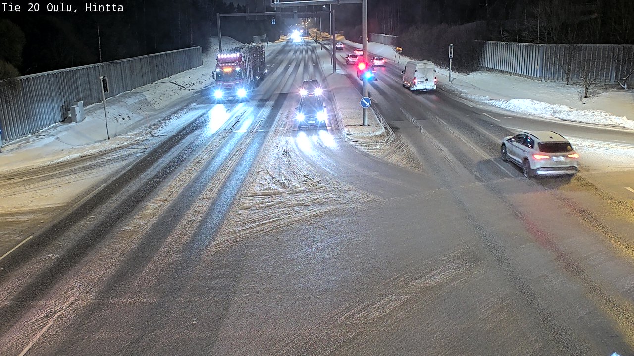 Weather Camera Image Road 20 Oulu, Hintta, Oulu, Pohjois-Pohjanmaa
