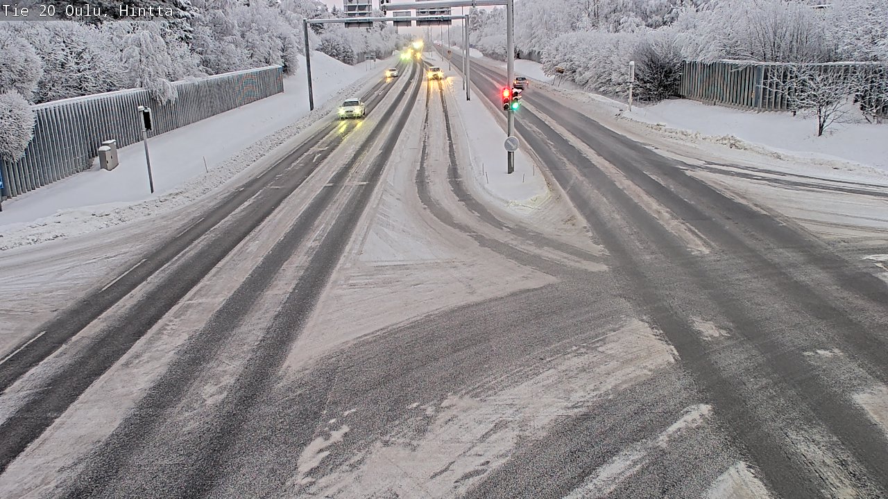 Weather Camera Image Road 20 Oulu, Hintta, Oulu, Pohjois-Pohjanmaa
