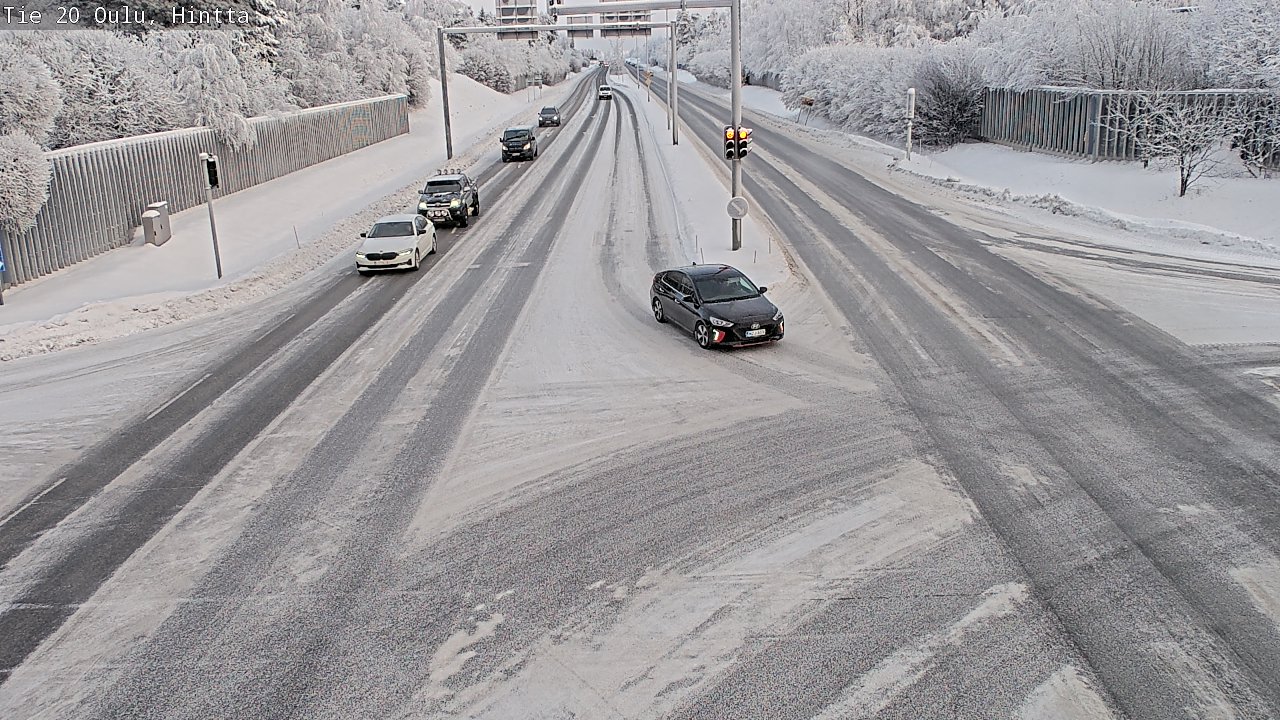 Weather Camera Image Road 20 Oulu, Hintta, Oulu, Pohjois-Pohjanmaa