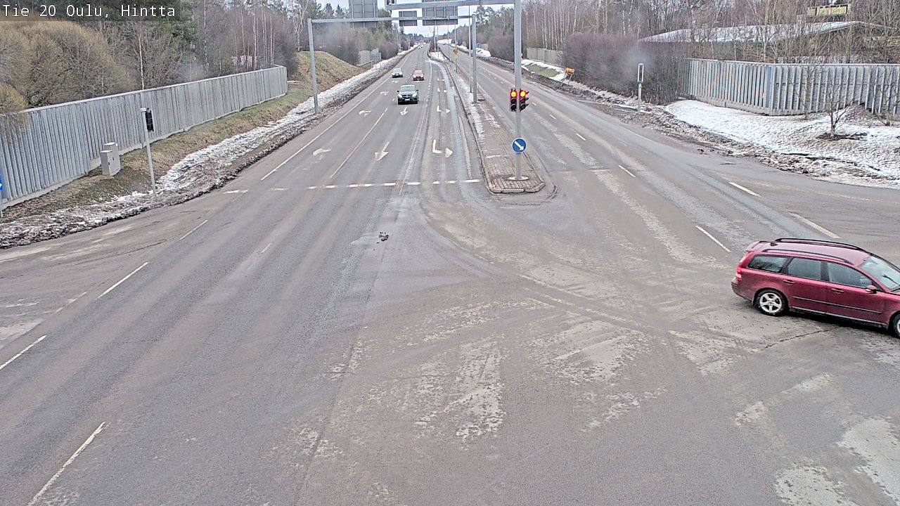 Weather Camera Image Road 20 Oulu, Hintta, Oulu, Pohjois-Pohjanmaa