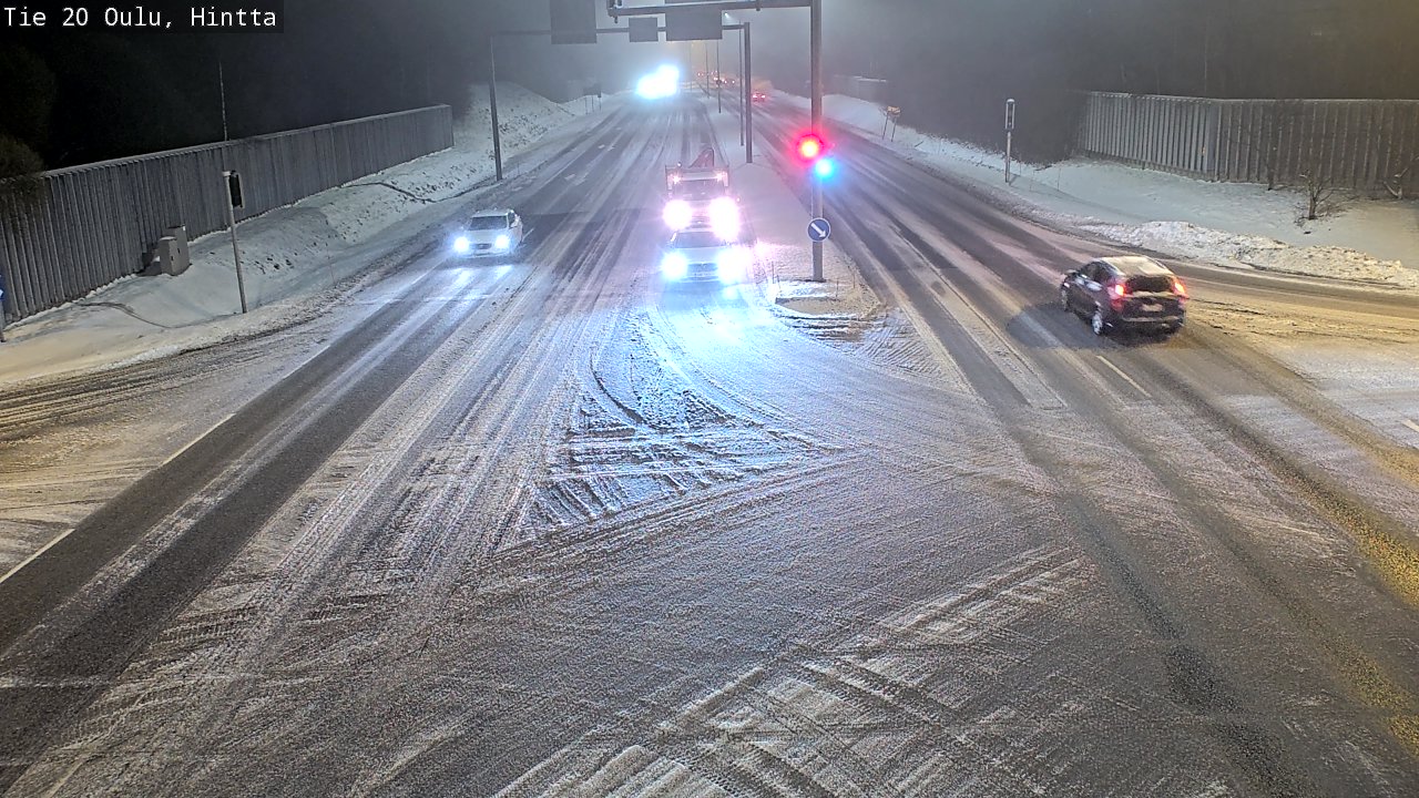 Weather Camera Image Road 20 Oulu, Hintta, Oulu, Pohjois-Pohjanmaa