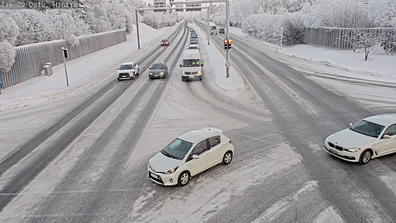 Weather Camera Image Road 20 Oulu, Hintta, Oulu, Pohjois-Pohjanmaa