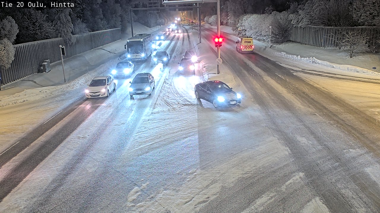 Weather Camera Image Road 20 Oulu, Hintta, Oulu, Pohjois-Pohjanmaa