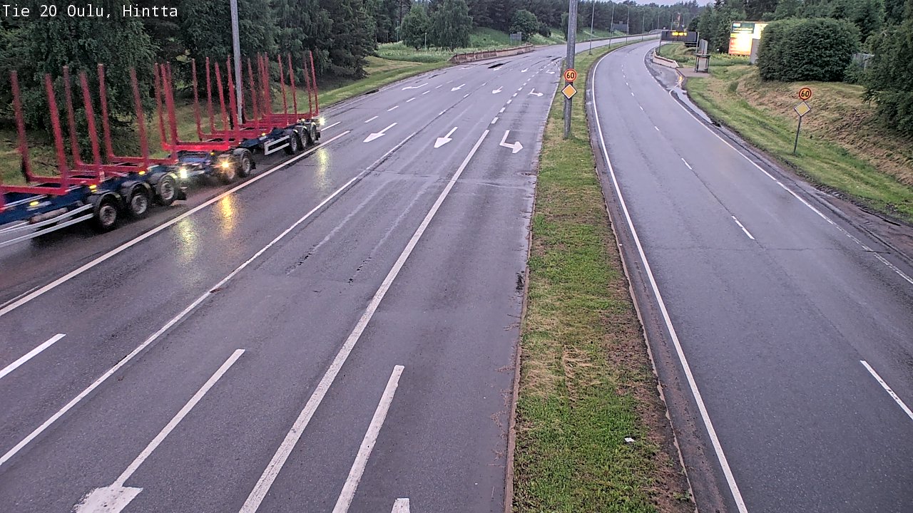 Kelikamerat Kuva Tie 20 Oulu, Hintta, Oulu, Pohjois-Pohjanmaa