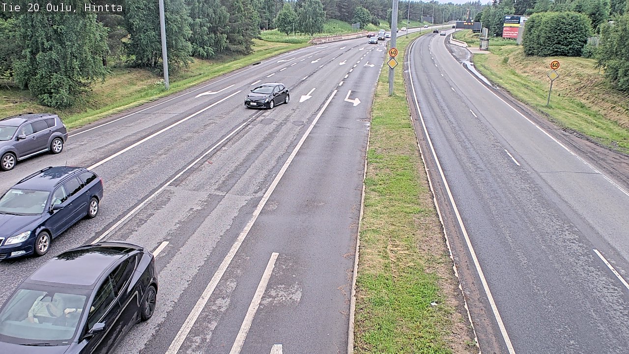 Kelikamerat Kuva Tie 20 Oulu, Hintta, Oulu, Pohjois-Pohjanmaa
