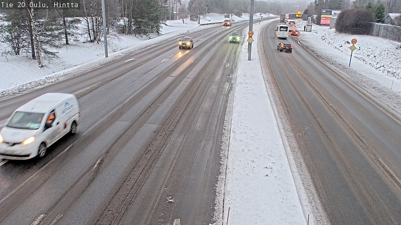 Weather Camera Image Road 20 Oulu, Hintta, Oulu, Pohjois-Pohjanmaa