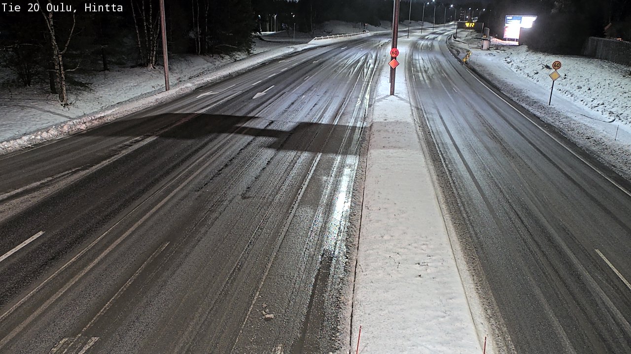 Weather Camera Image Road 20 Oulu, Hintta, Oulu, Pohjois-Pohjanmaa