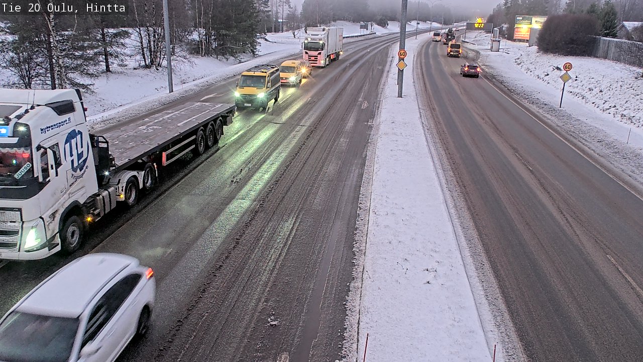 Weather Camera Image Road 20 Oulu, Hintta, Oulu, Pohjois-Pohjanmaa