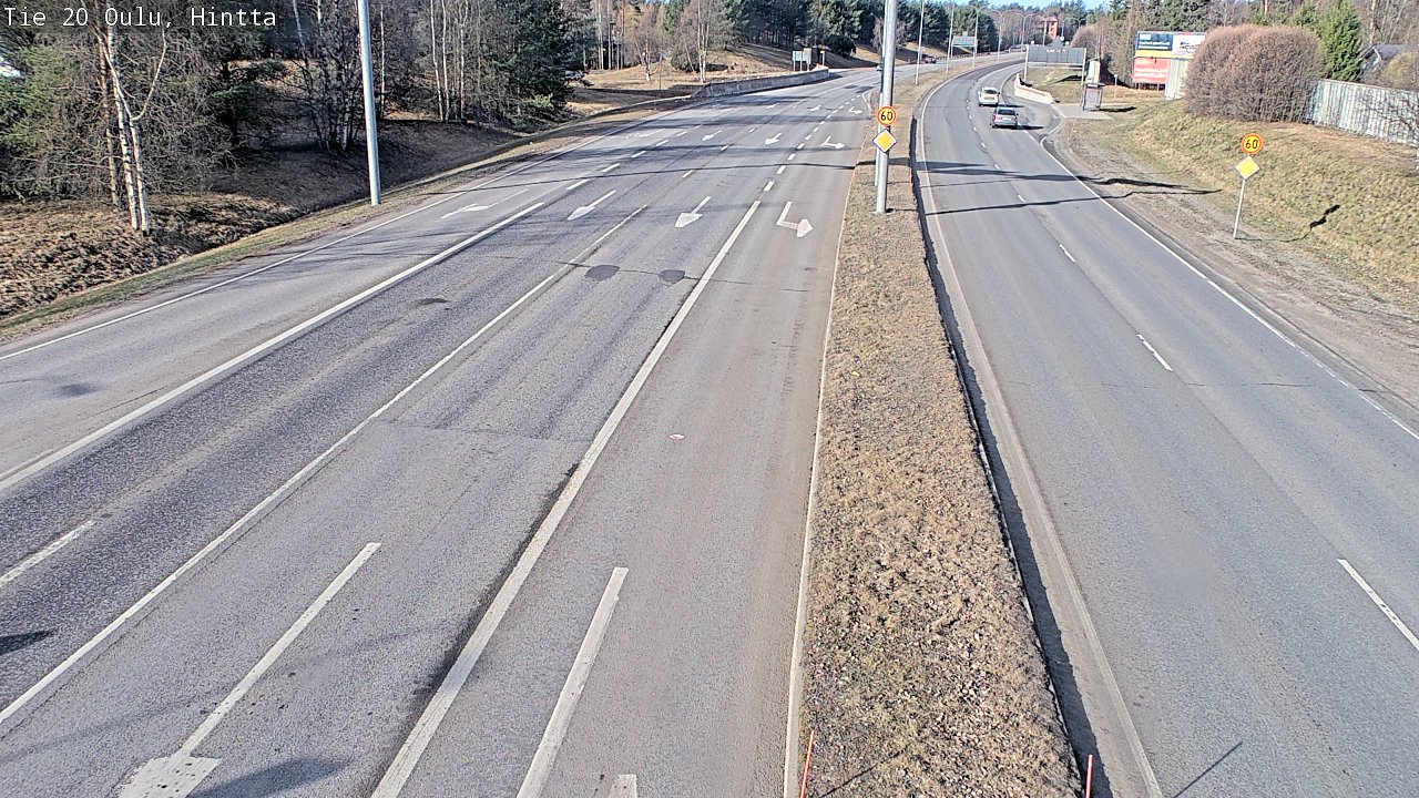 Kelikamerat Kuva Tie 20 Oulu, Hintta, Oulu, Pohjois-Pohjanmaa
