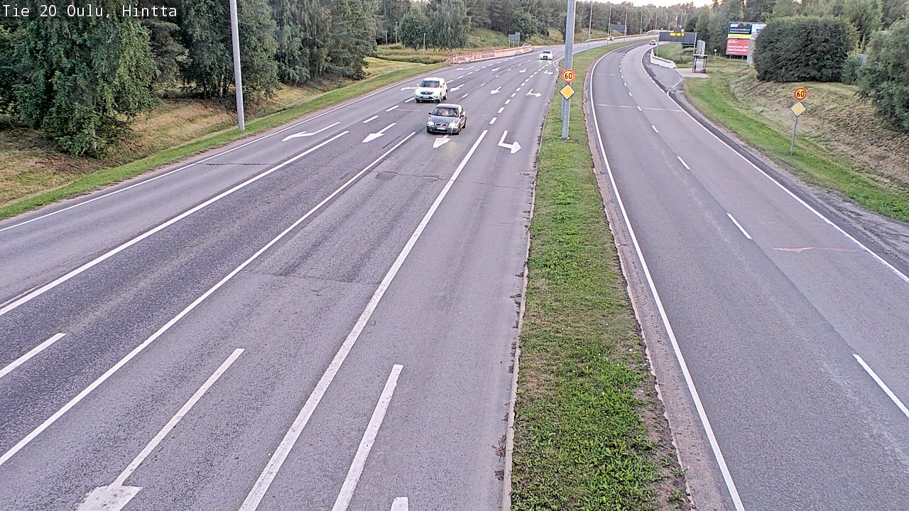 Kelikamerat Kuva Tie 20 Oulu, Hintta, Oulu, Pohjois-Pohjanmaa