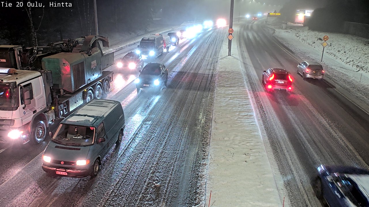 Weather Camera Image Road 20 Oulu, Hintta, Oulu, Pohjois-Pohjanmaa
