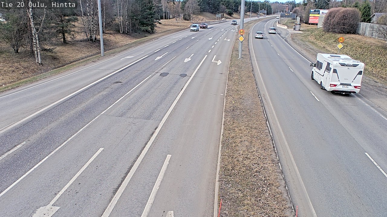 Kelikamerat Kuva Tie 20 Oulu, Hintta, Oulu, Pohjois-Pohjanmaa