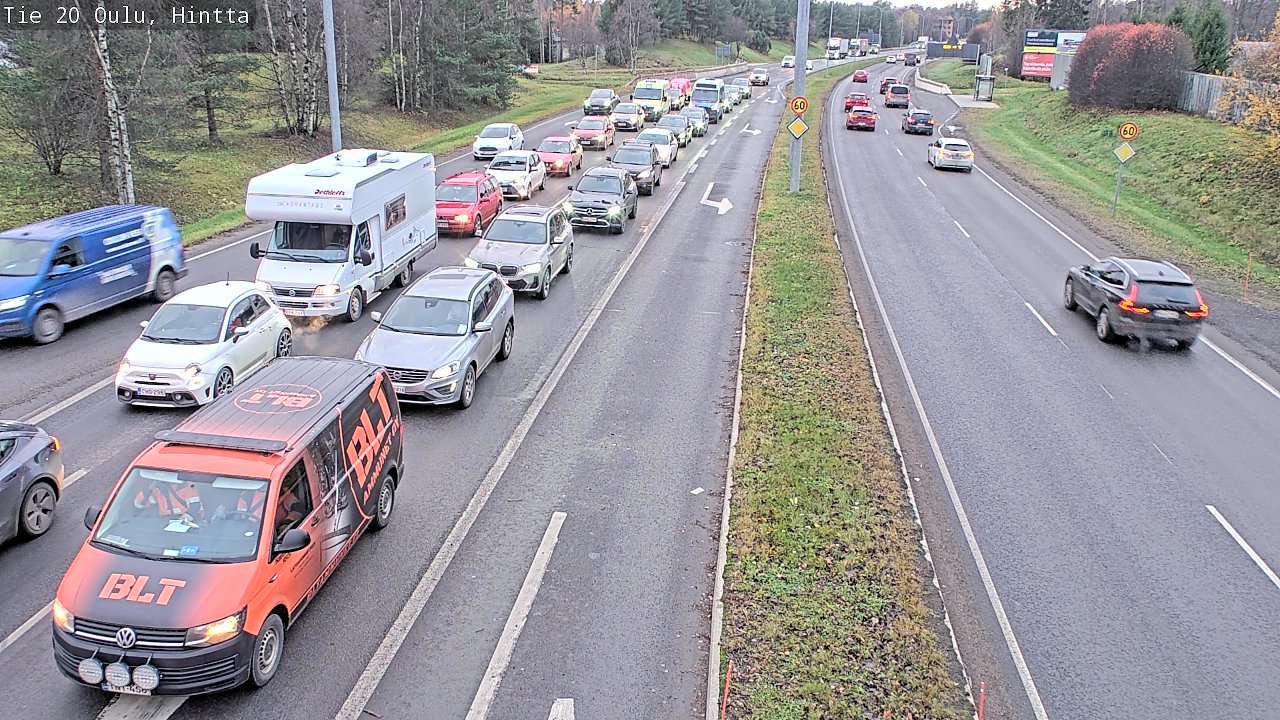Kelikamerat Kuva Tie 20 Oulu, Hintta, Oulu, Pohjois-Pohjanmaa