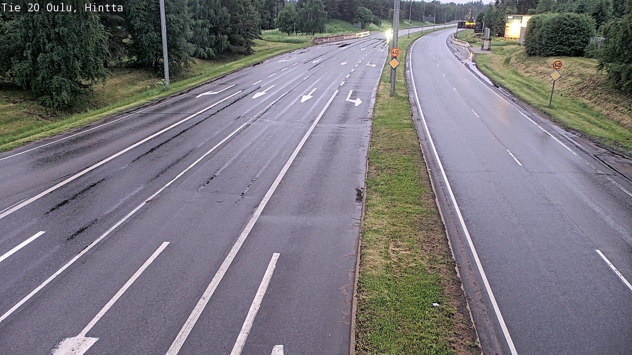 Kelikamerat Kuva Tie 20 Oulu, Hintta, Oulu, Pohjois-Pohjanmaa