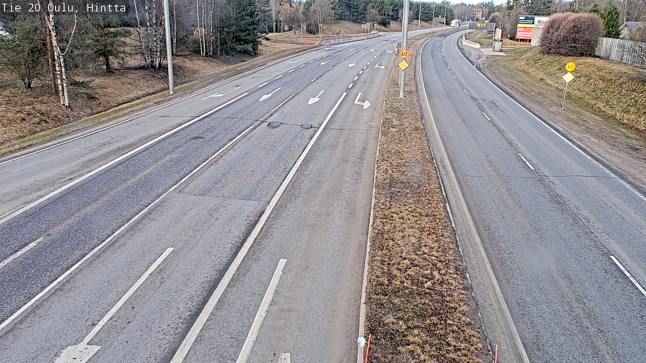 Kelikamerat Kuva Tie 20 Oulu, Hintta, Oulu, Pohjois-Pohjanmaa