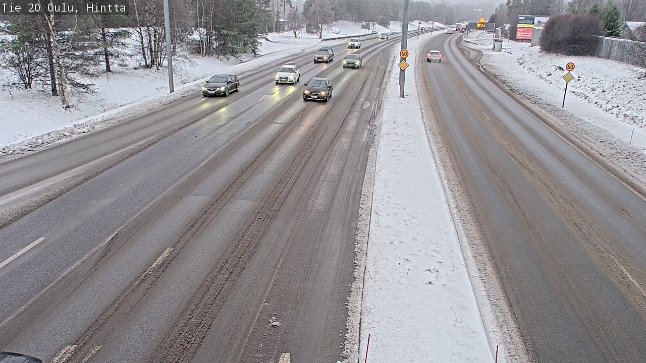 Weather Camera Image Road 20 Oulu, Hintta, Oulu, Pohjois-Pohjanmaa