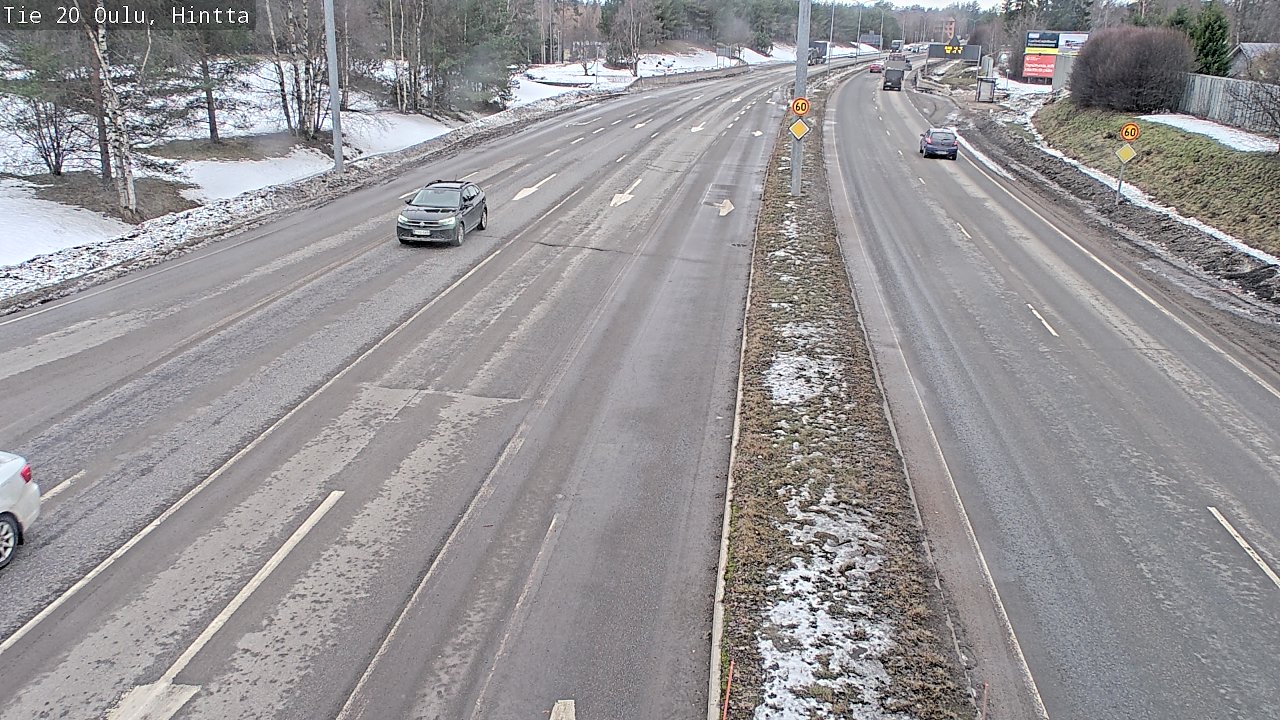 Weather Camera Image Road 20 Oulu, Hintta, Oulu, Pohjois-Pohjanmaa