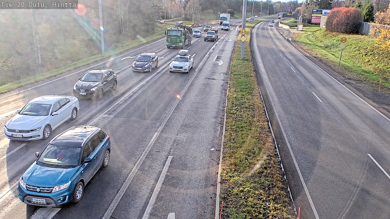 Kelikamerat Kuva Tie 20 Oulu, Hintta, Oulu, Pohjois-Pohjanmaa