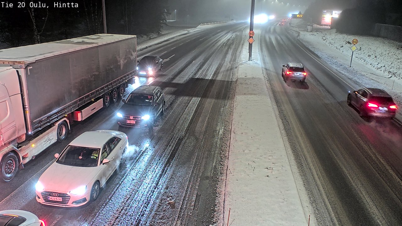 Weather Camera Image Road 20 Oulu, Hintta, Oulu, Pohjois-Pohjanmaa