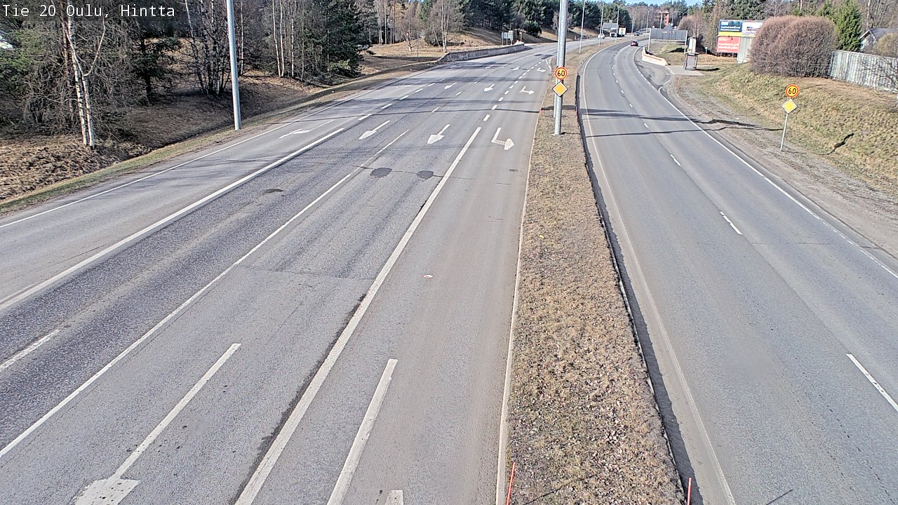 Kelikamerat Kuva Tie 20 Oulu, Hintta, Oulu, Pohjois-Pohjanmaa