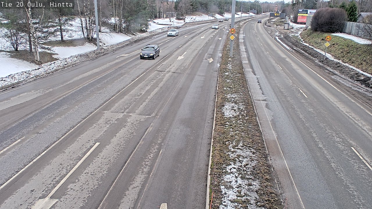 Weather Camera Image Road 20 Oulu, Hintta, Oulu, Pohjois-Pohjanmaa