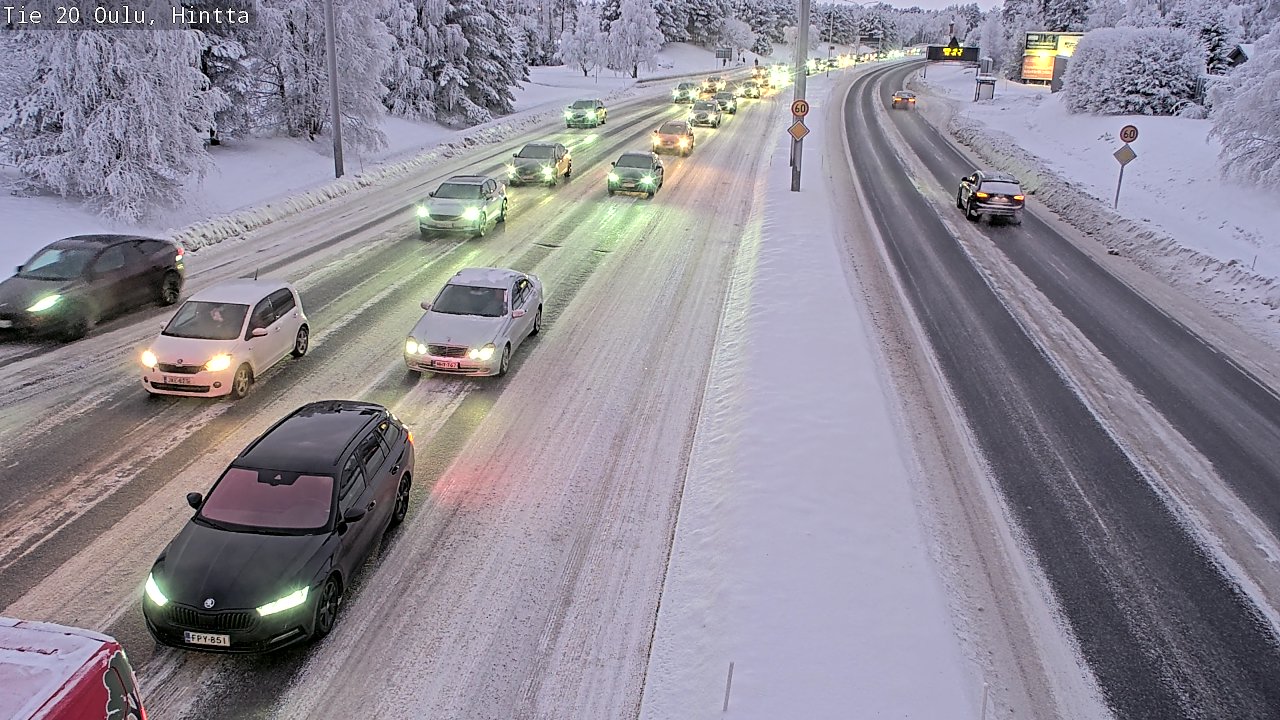 Kelikamerat Kuva Tie 20 Oulu, Hintta, Oulu, Pohjois-Pohjanmaa