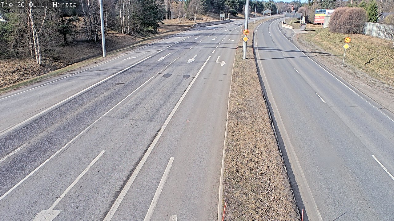 Kelikamerat Kuva Tie 20 Oulu, Hintta, Oulu, Pohjois-Pohjanmaa