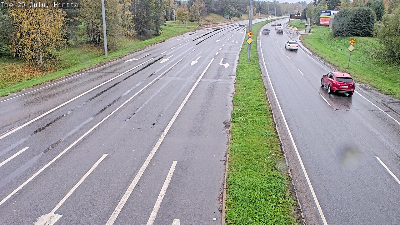 Weather Camera Image Road 20 Oulu, Hintta, Oulu, Pohjois-Pohjanmaa