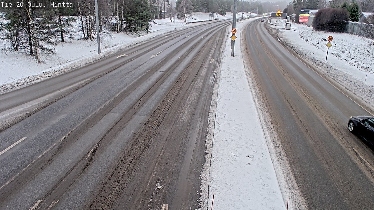 Weather Camera Image Road 20 Oulu, Hintta, Oulu, Pohjois-Pohjanmaa