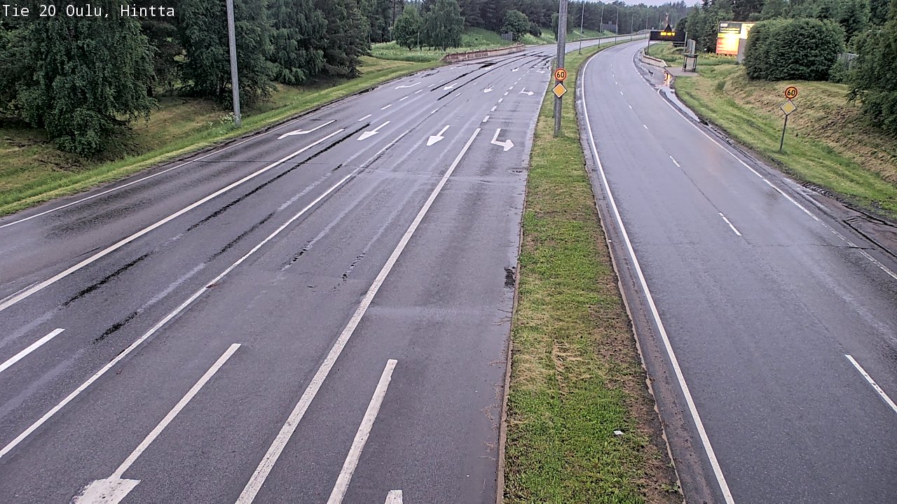Kelikamerat Kuva Tie 20 Oulu, Hintta, Oulu, Pohjois-Pohjanmaa