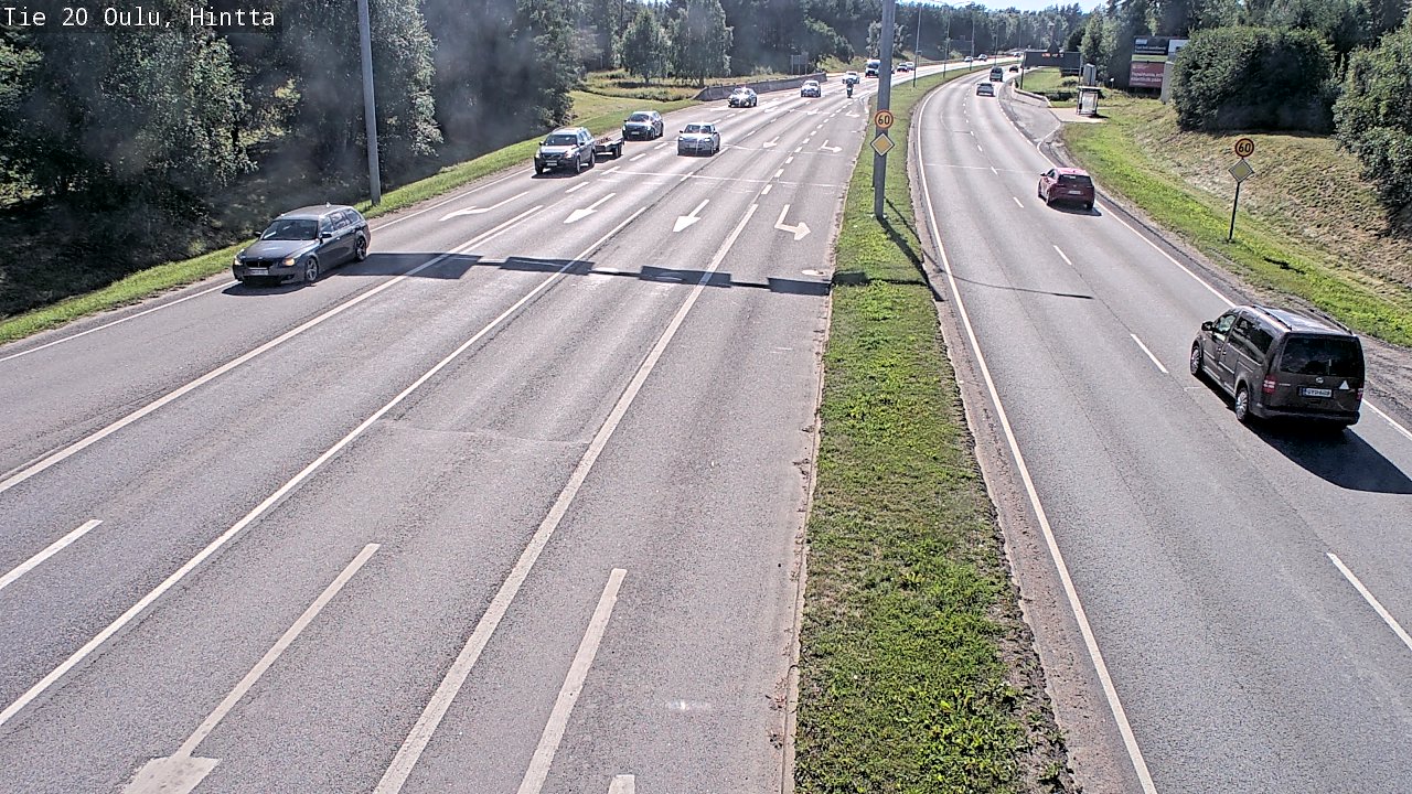 Kelikamerat Kuva Tie 20 Oulu, Hintta, Oulu, Pohjois-Pohjanmaa