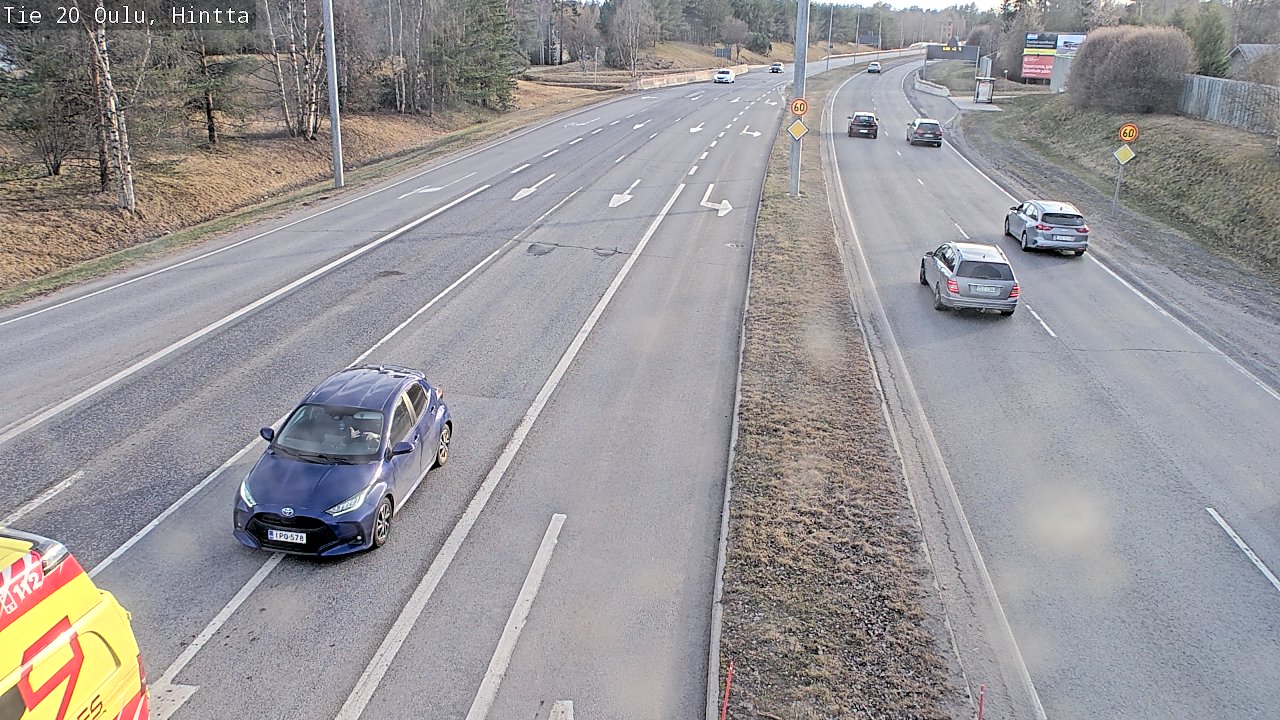Kelikamerat Kuva Tie 20 Oulu, Hintta, Oulu, Pohjois-Pohjanmaa