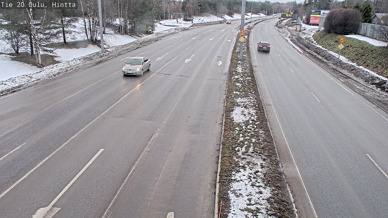 Kelikamerat Kuva Tie 20 Oulu, Hintta, Oulu, Pohjois-Pohjanmaa