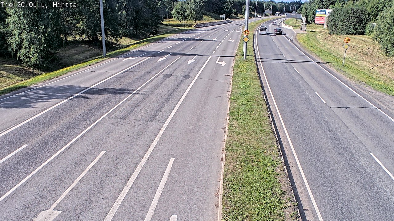 Kelikamerat Kuva Tie 20 Oulu, Hintta, Oulu, Pohjois-Pohjanmaa