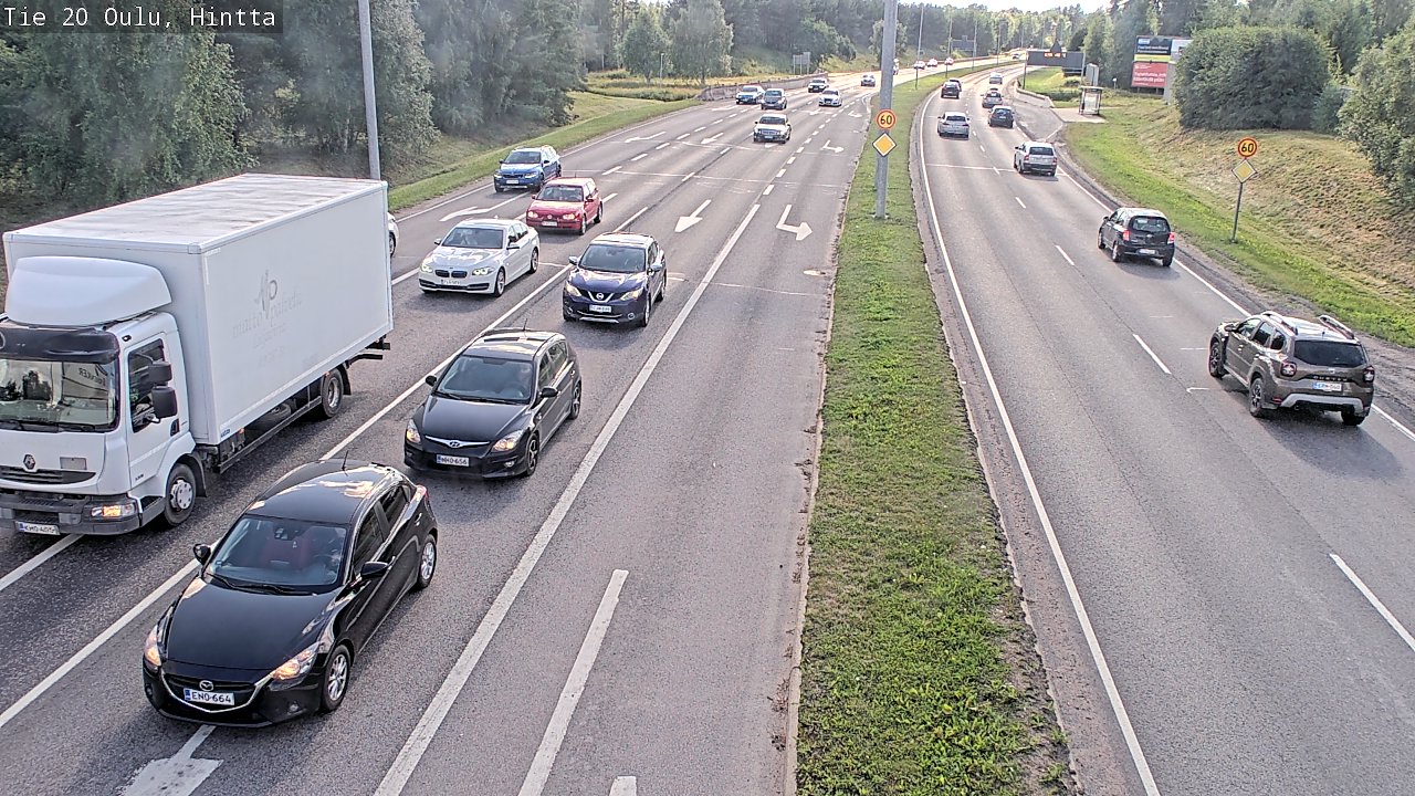 Kelikamerat Kuva Tie 20 Oulu, Hintta, Oulu, Pohjois-Pohjanmaa