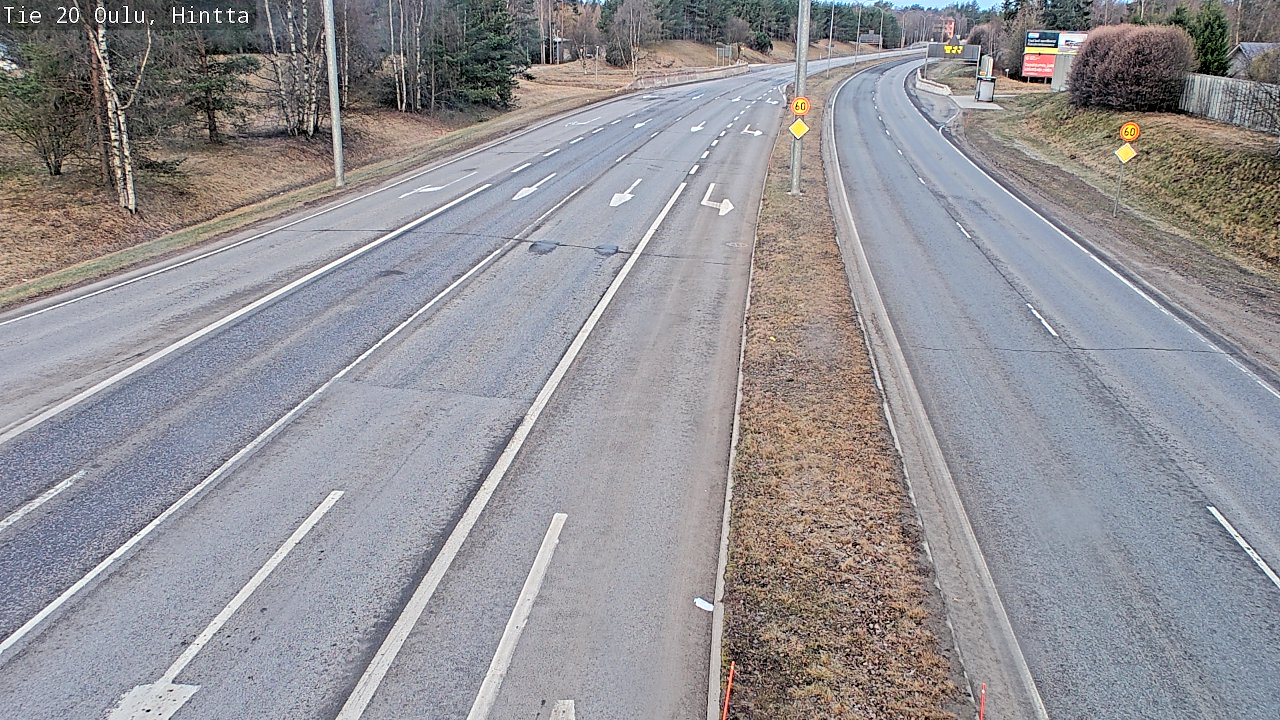 Kelikamerat Kuva Tie 20 Oulu, Hintta, Oulu, Pohjois-Pohjanmaa