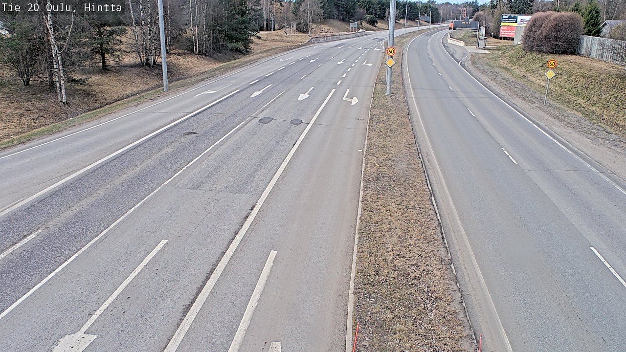 Kelikamerat Kuva Tie 20 Oulu, Hintta, Oulu, Pohjois-Pohjanmaa