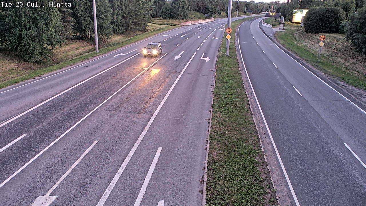Kelikamerat Kuva Tie 20 Oulu, Hintta, Oulu, Pohjois-Pohjanmaa