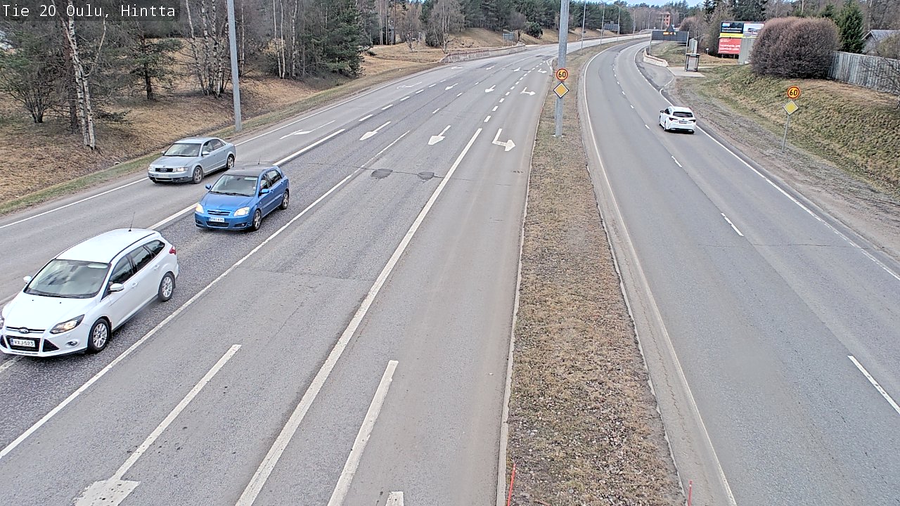 Weather Camera Image Road 20 Oulu, Hintta, Oulu, Pohjois-Pohjanmaa