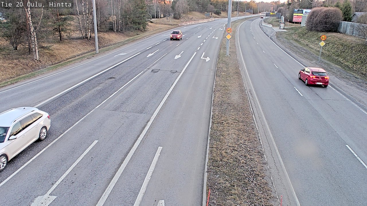 Kelikamerat Kuva Tie 20 Oulu, Hintta, Oulu, Pohjois-Pohjanmaa