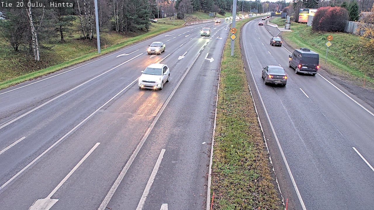 Kelikamerat Kuva Tie 20 Oulu, Hintta, Oulu, Pohjois-Pohjanmaa
