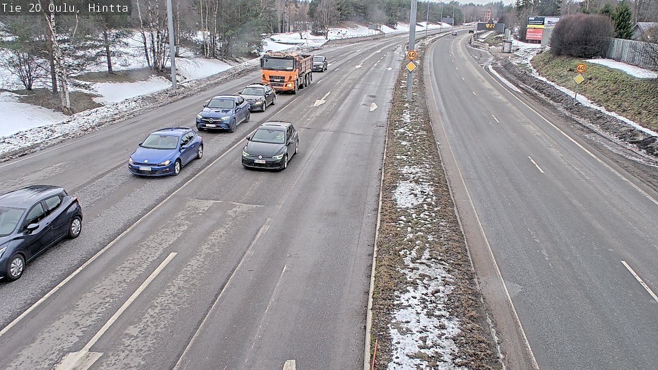 Weather Camera Image Road 20 Oulu, Hintta, Oulu, Pohjois-Pohjanmaa